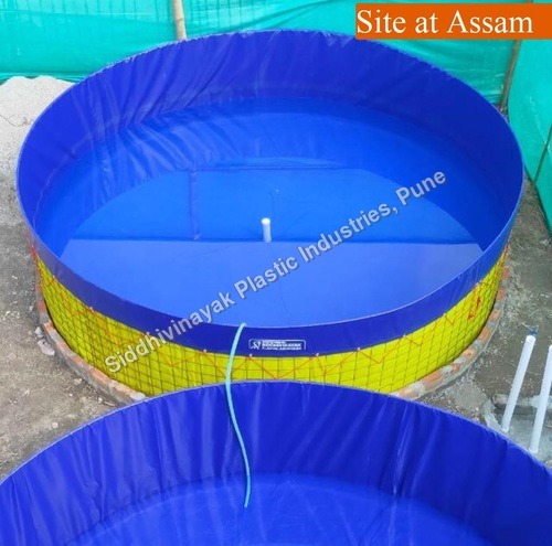 Blue Fish Farming Tanks Tarpaulins