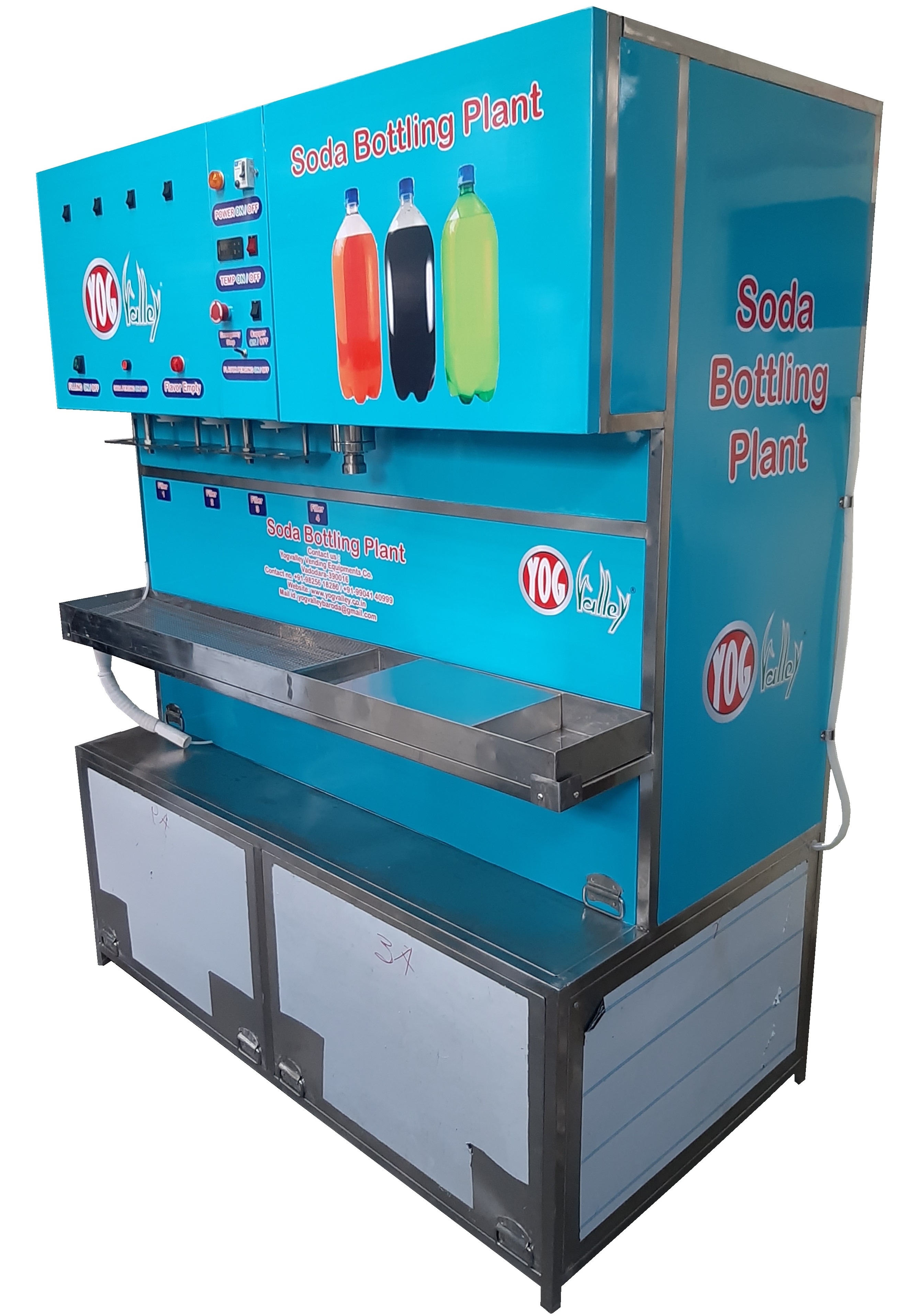 Semi Automatic Filling Machine - Stainless Steel, 7x4x6 Ft, Blue | Eco Friendly, High Efficiency, Low Noise, Self-centering Device
