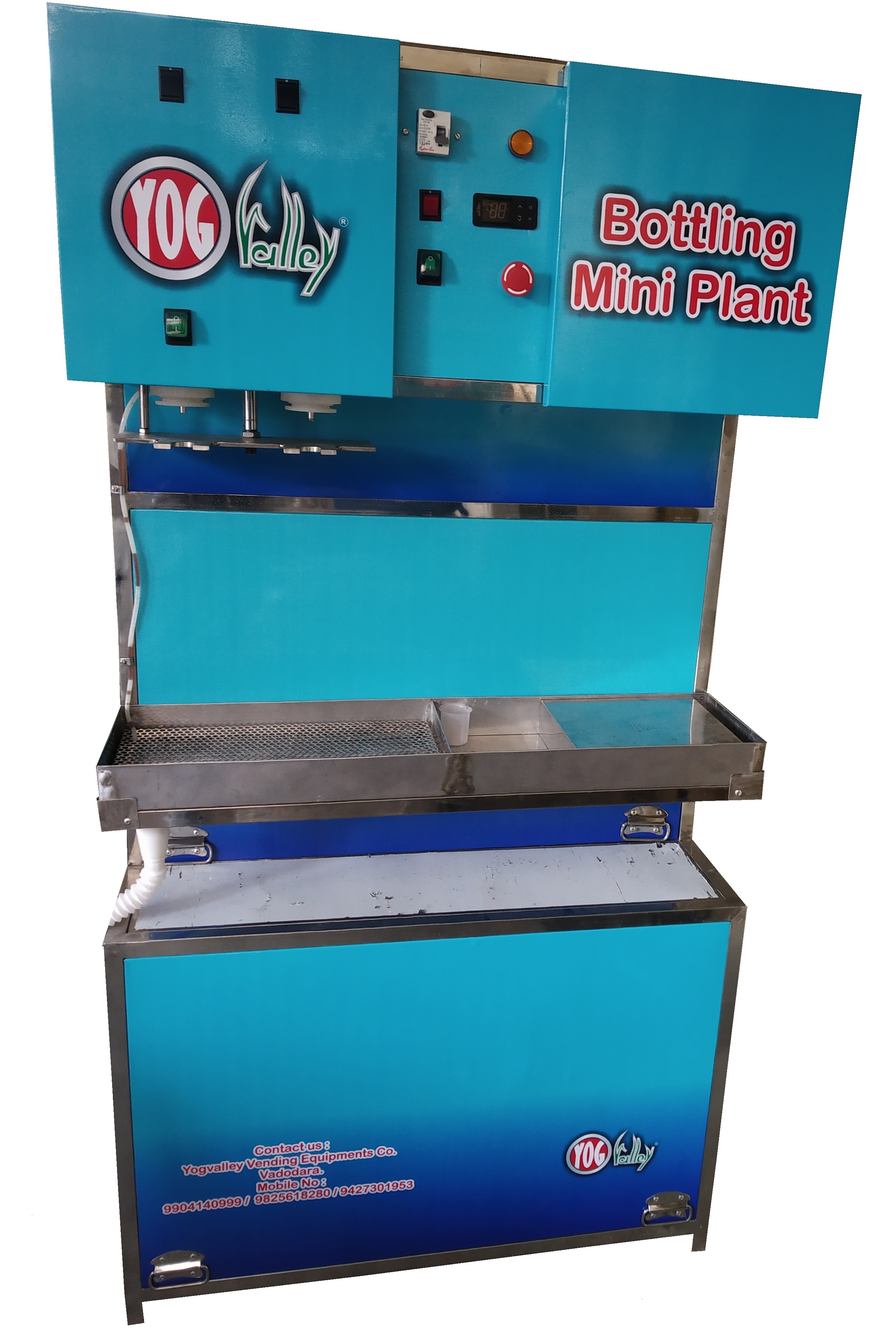 Semi Automatic Filling Machine - Stainless Steel, 7x4x6 Ft, Blue | Eco Friendly, High Efficiency, Low Noise, Self-centering Device
