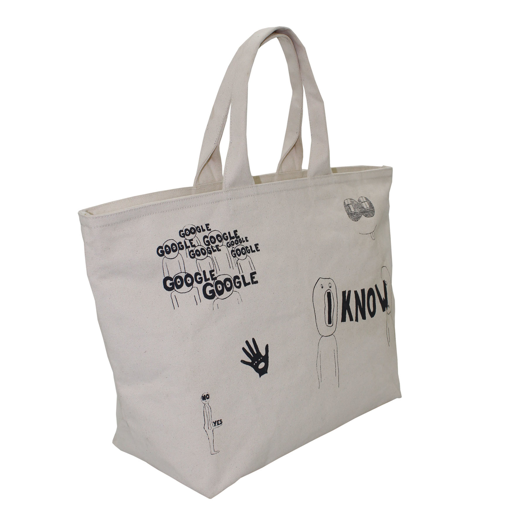 20 Oz Natural Canvas Shopping Bag With Zip Closure Capacity: 5 Kgs Kg/day
