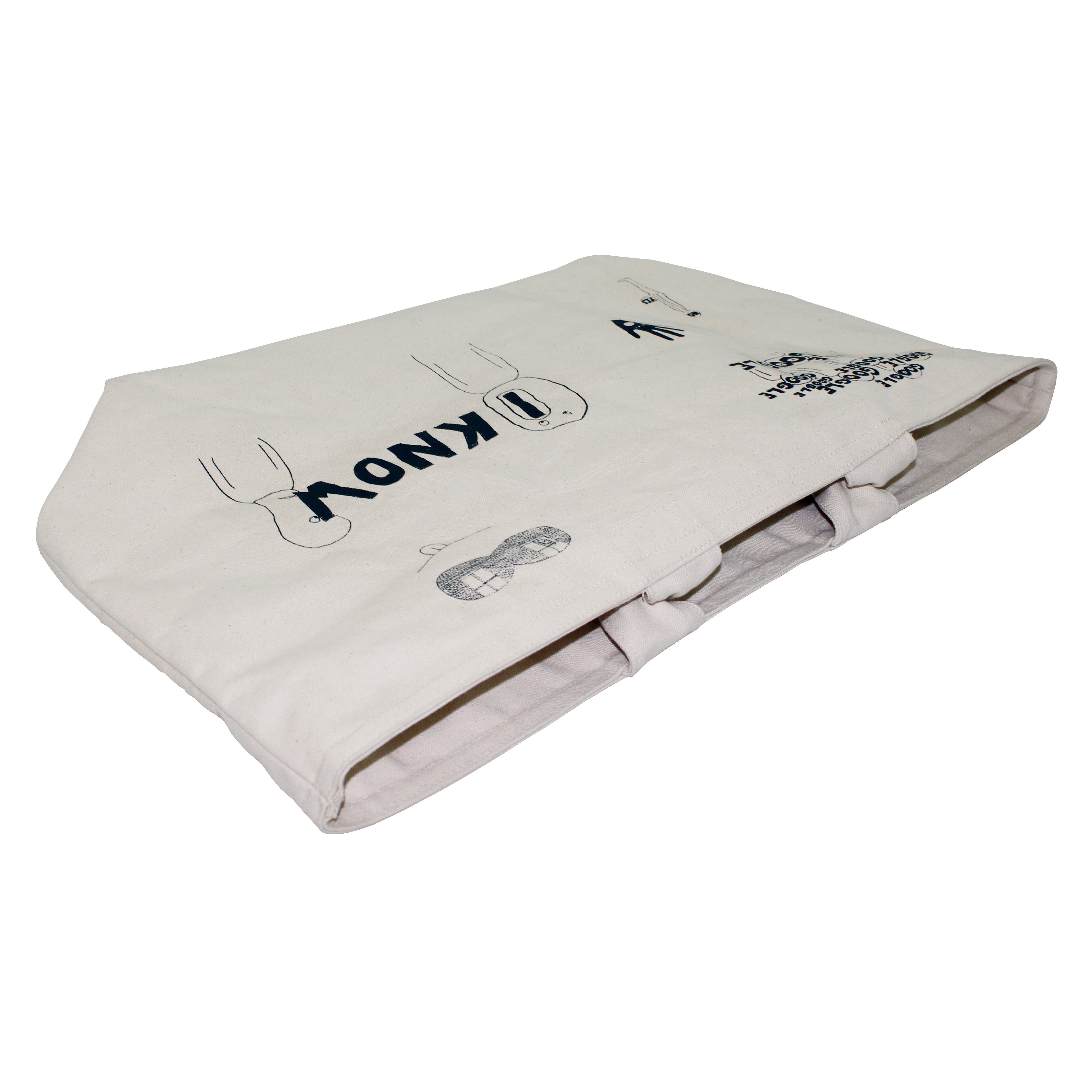 20 Oz Natural Canvas Shopping Bag With Zip Closure Capacity: 5 Kgs Kg/day