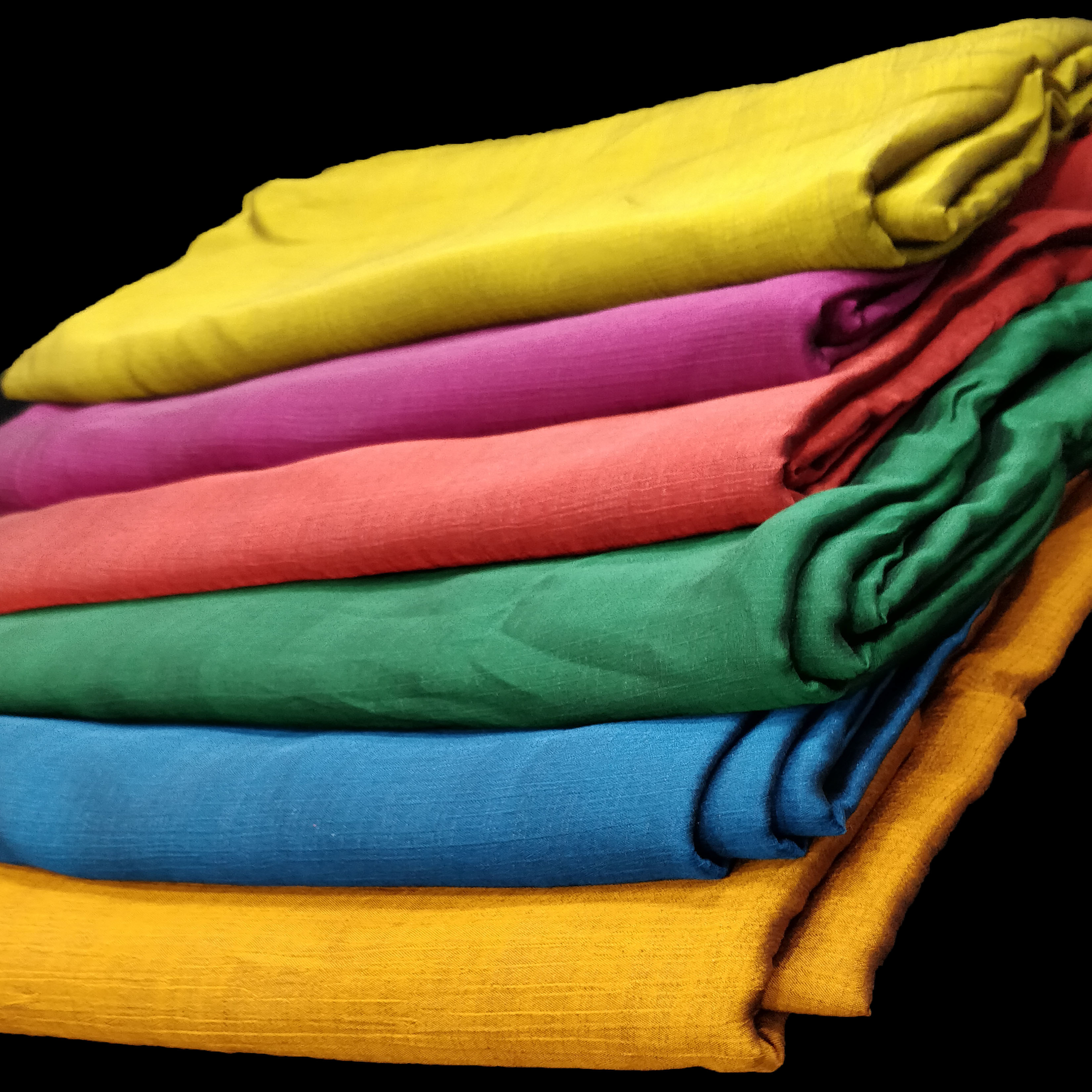 Polyster Chiffon Dyed Fabric - Poly Chiffon, 44 Inch Width, Various Colors | Light Weight, Smooth Texture, Custom Length Available