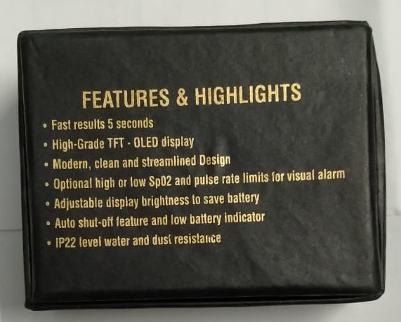 Fingertip Pulse Oximeter