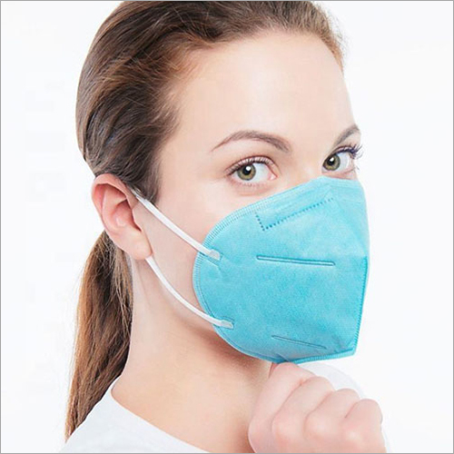 Flat Fold Face Mask With Ear Loop - Non Woven Fabric, Unisex Design | Reusable for Medical Purpose & Anti Pollution Protection