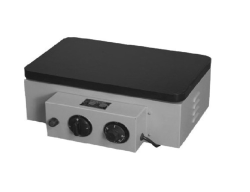 Rectangular Hot Plate - Stainless Steel & Mild Steel, 10x12 to 45x60 cm Sizes, 230V Power | Ideal for Pharmaceutical Labs & Research Education, 12-Month Warranty