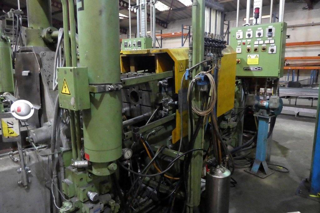Hot Chamber Zinc Die Casting Machine Frech Daw 63 - Color: Green And Yellow