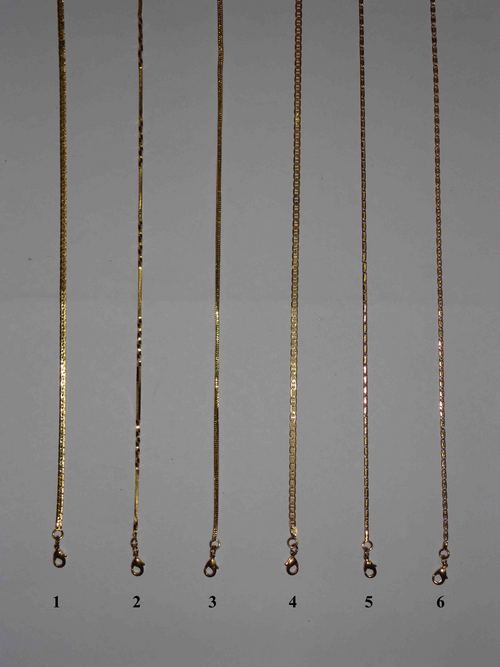 सोना मढ़वाया चेन