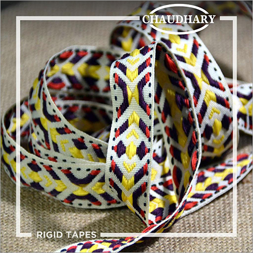 मल्टीकलर गारमेंट रिजिड टेप