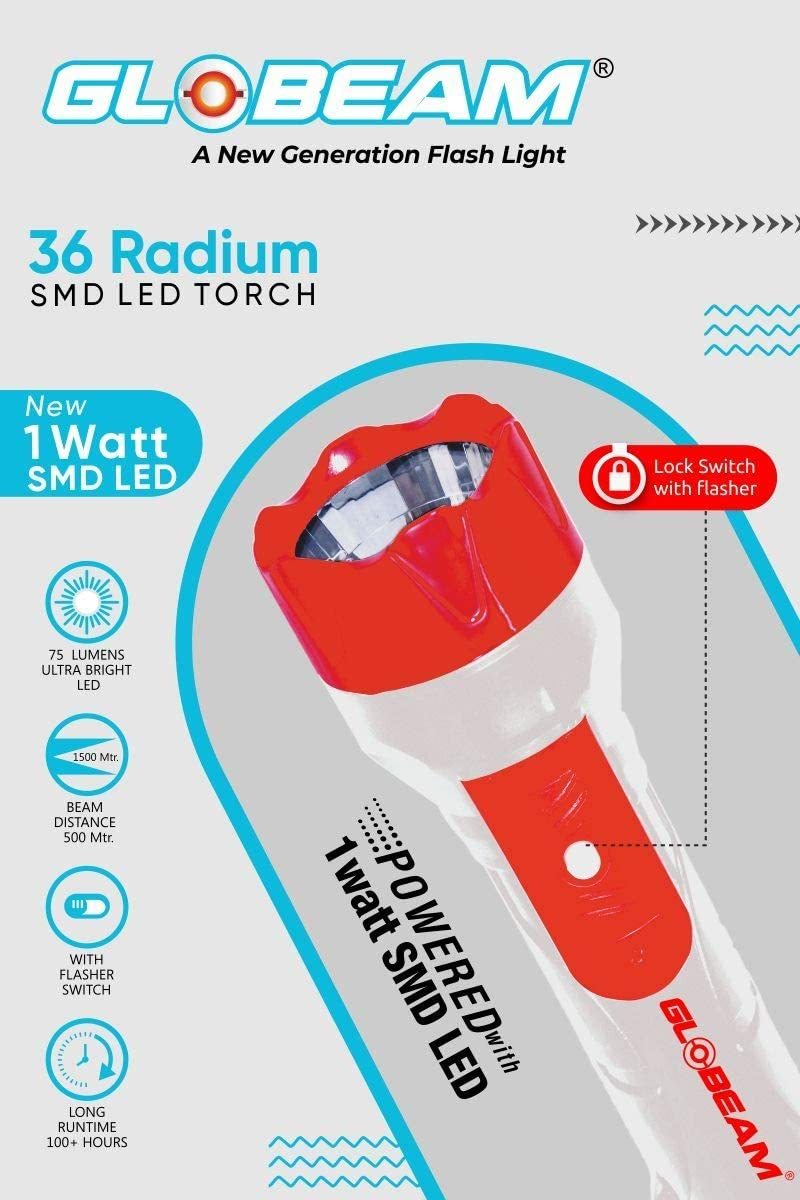 36 Radium Torch - Body Material: Plastic