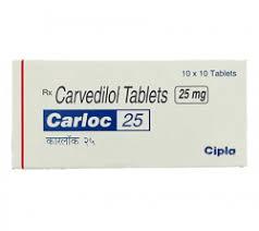 Carloc Tablet - 6.25, 12.5, 25mg | Effective Blood Pressure And Heart Pain Relief, Relaxing Blood Vessels For Improved Heart Health