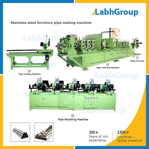 उच्च प्रदर्शन स्टेनलेस स्टील फर्नीचर पाइप बनाने की मशीन