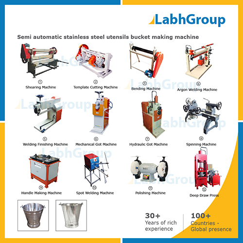 High Performance Stainless Steel Bucket Making Machine