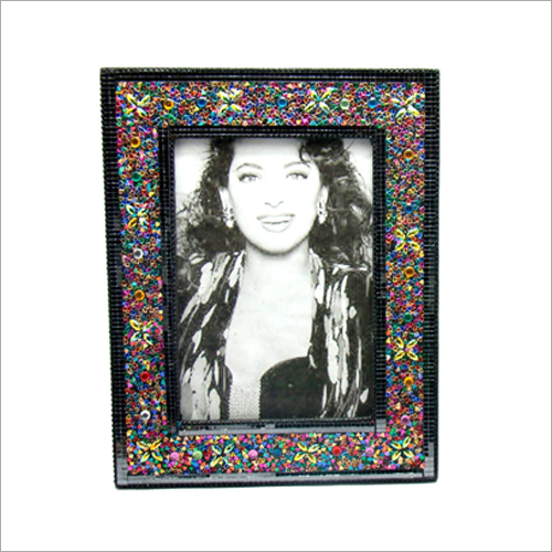 लैक ग्लिटर फोटो फ्रेम