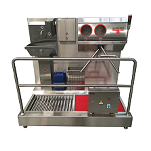 स्वच्छता स्टेशन और प्रवेश नियंत्रण उपकरण