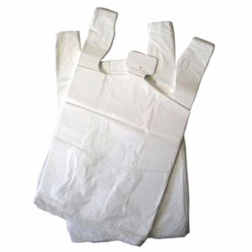 Carry Bag - Ldpe Liner Bag, Custom Size, White/blue/black Options | Reusable Aqueous Coating, Flexo & Screen Printed, Flexiloop & Hand Length Handles, Ideal For Agriculture, Apparel, And Grocery