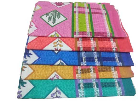 Remtex Cotton Jaipuri Printed Bed Sheets - 100% Cotton, Full Size, Multicolor | Washable, Printed Design, Available In Single & Double Bed Sheets