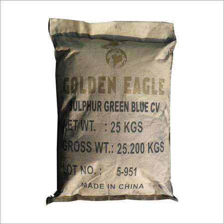 सल्फर रंजक-जैतून हरा