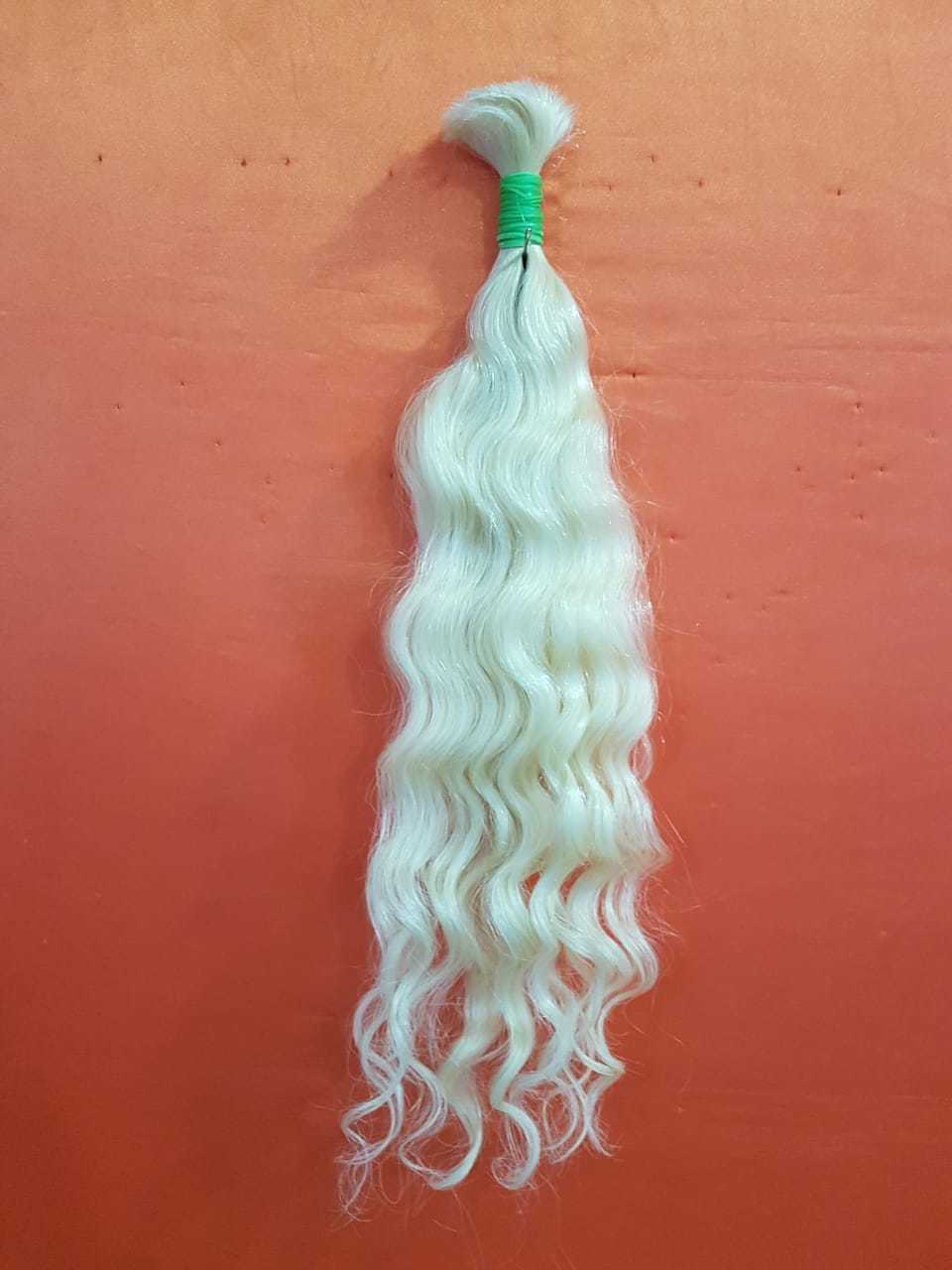 Indian Wavy Blonde Bulk Hair