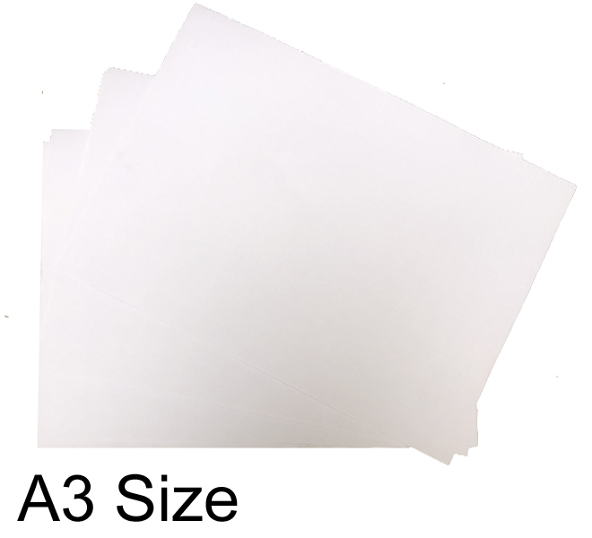 A3 Drawing Cartridge Sheets - 20 Pcs, 120 G.s.m Paper , Loose Sheets For Versatile Drawing And Creative Projects