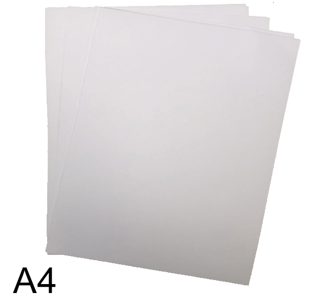 A4 Drawing Cartridge Sheets - 120 G.s.m Paper, A4 Size | Loose Sheets, 20 Pcs Shrink Packed For Convenient Drawing Use