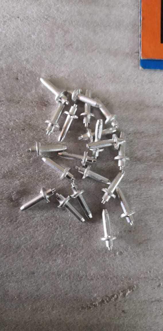 Silver Brass Rivets