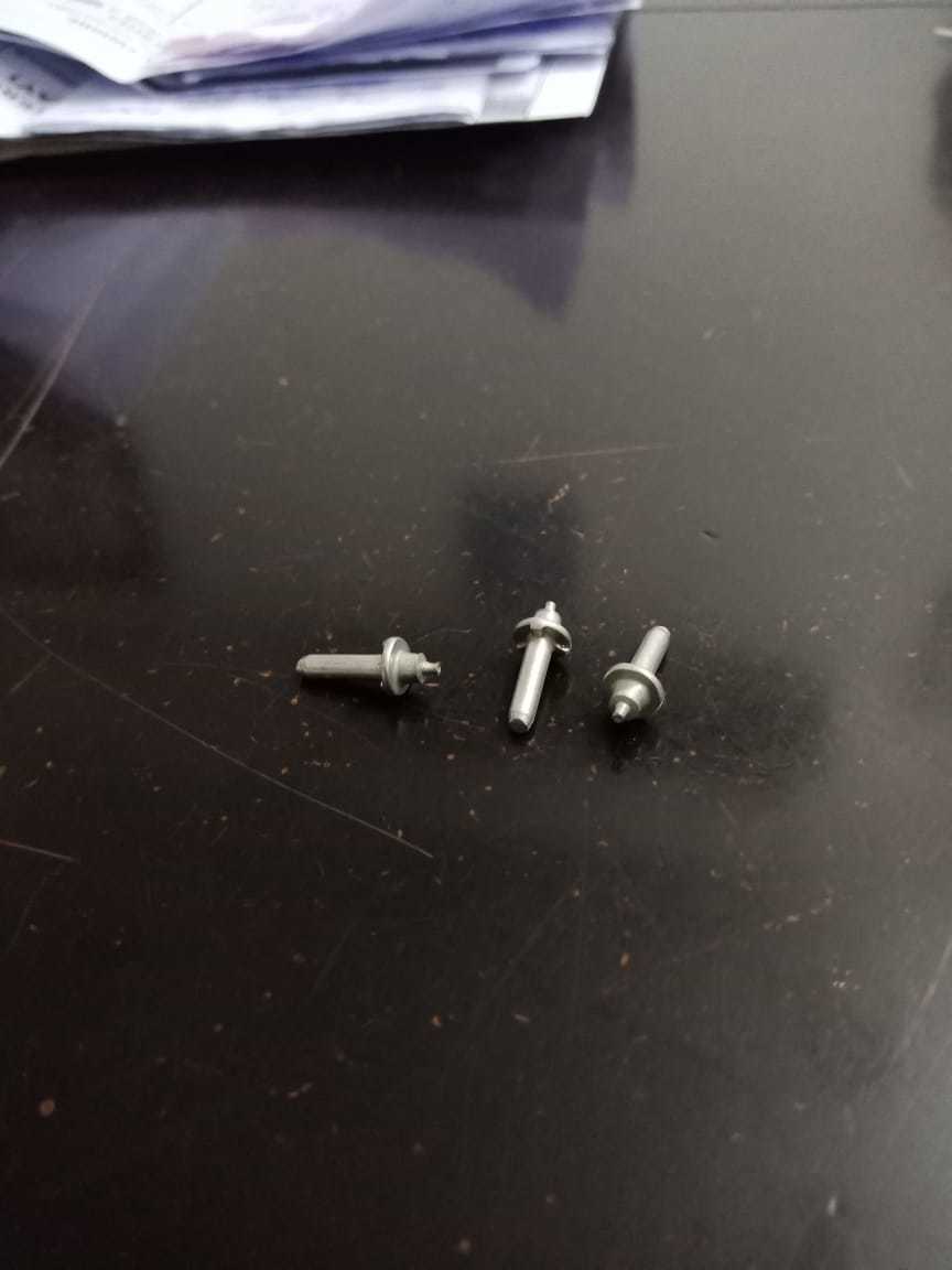Silver Brass Rivets