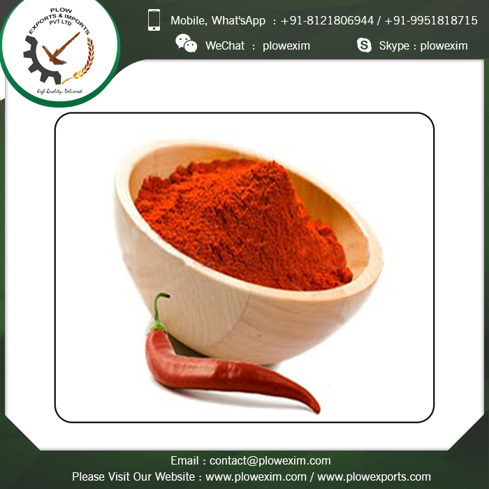 High Quality Natural Dry Red With Stem Pepper Chilli Powder Grade: Top Grade