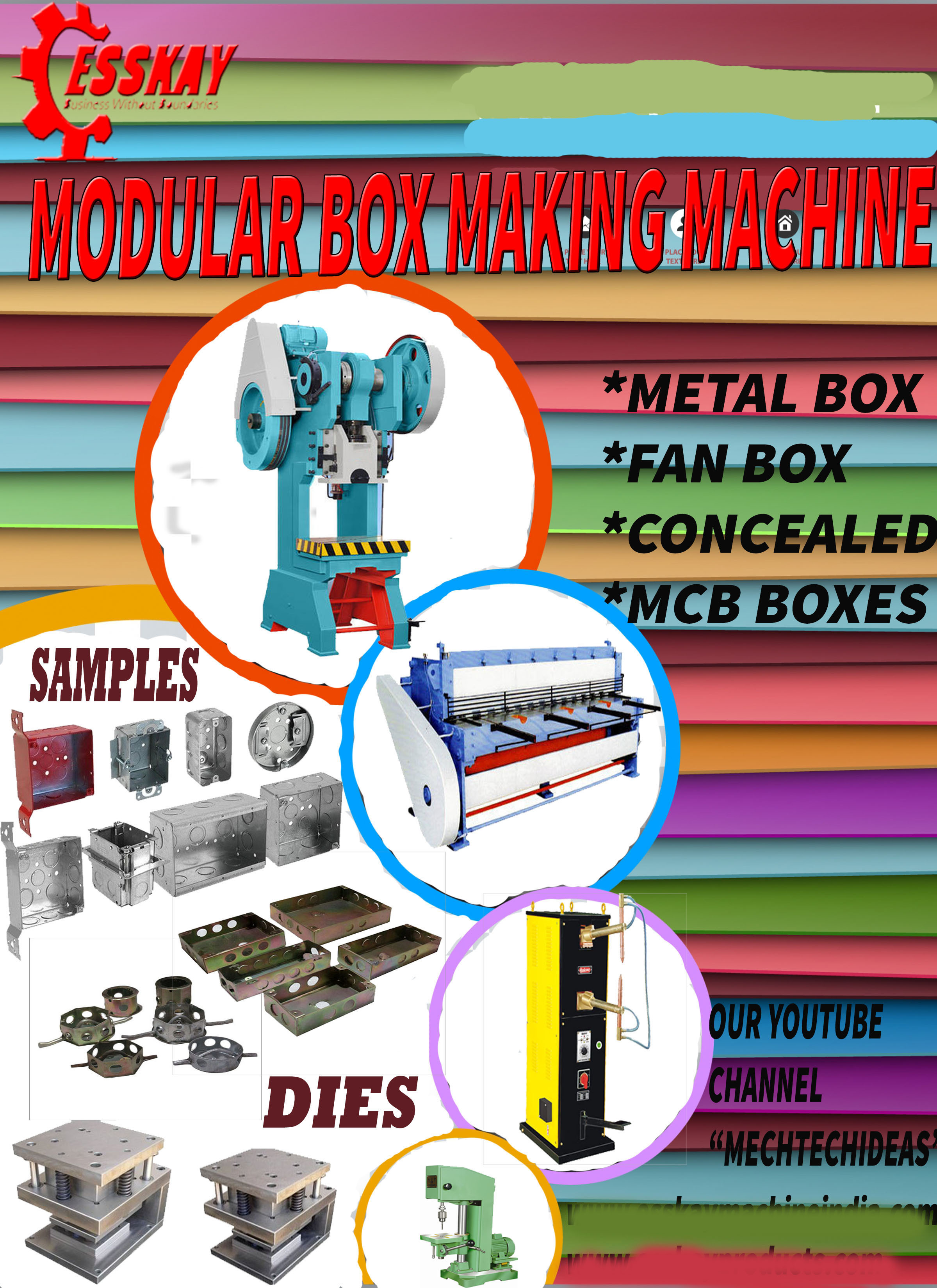 Manual Electrical Metal Box Making Machine
