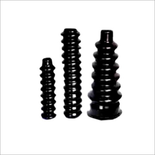 Black Pvc Bellow - 40 Shore A Hardness, Up To 3 Inches Size, Rugged Black Resilient Design For Automobile Industry