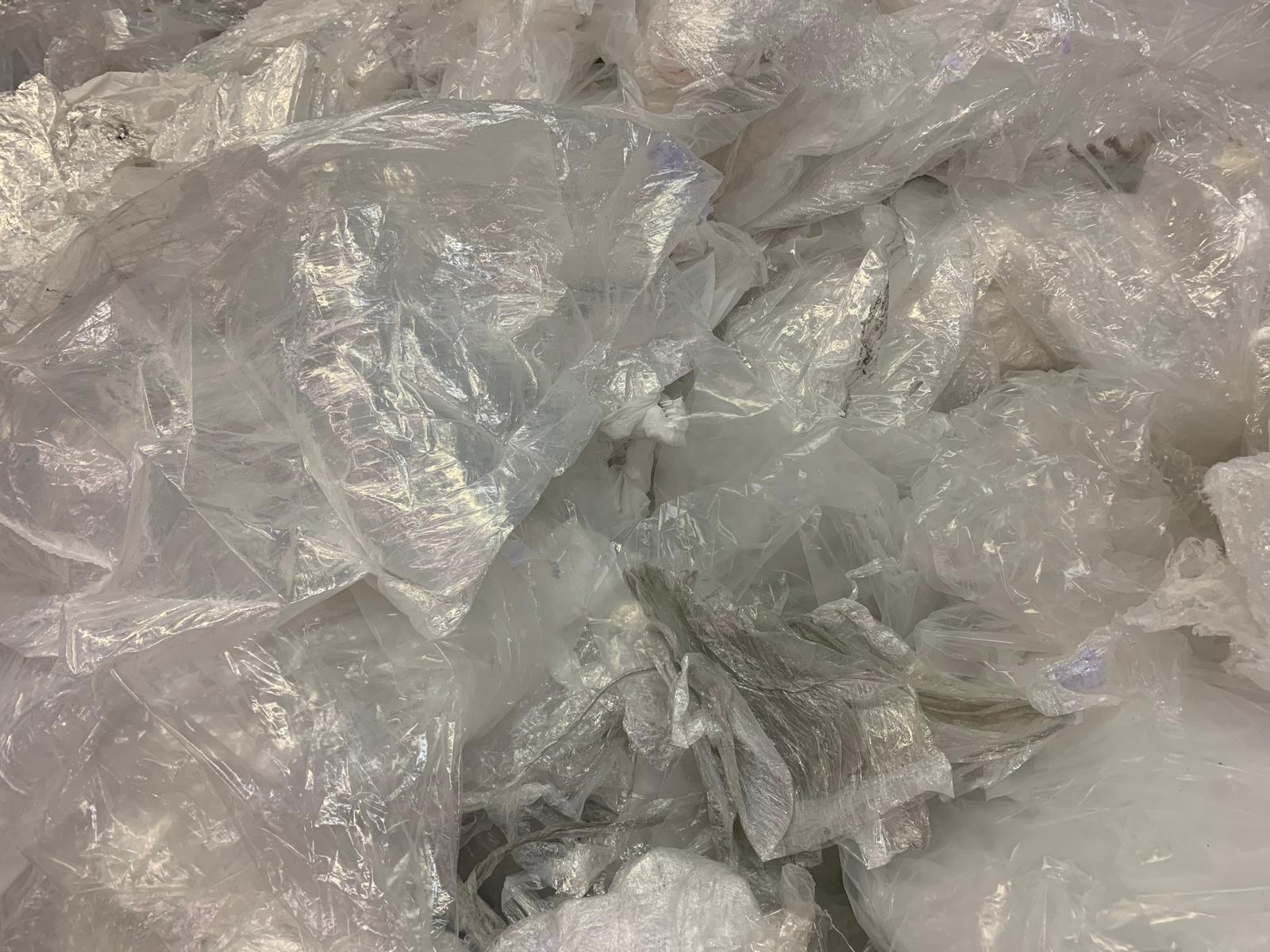 Natural Plastic Recycling Material