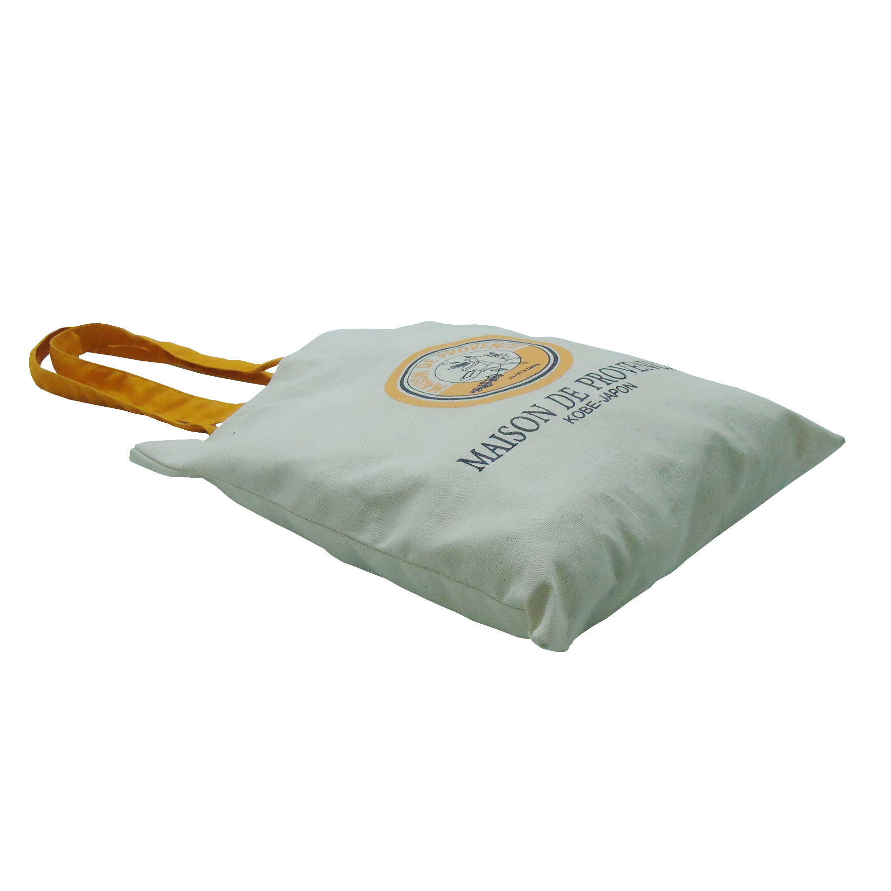 8 Oz Natural Canvas Tote Bag With Dyed Handle Capacity: 5 Kgs Kg/day