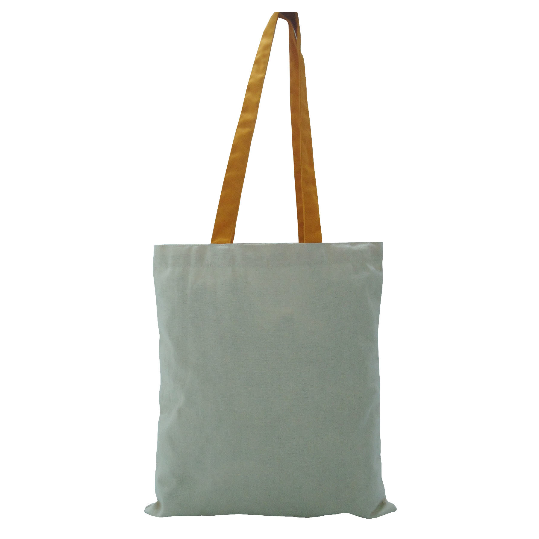 8 Oz Natural Canvas Tote Bag With Dyed Handle Capacity: 5 Kgs Kg/day