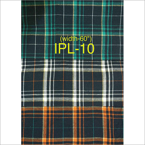 Check Dyed Shirt Fabric - Custom Length Meter | Textile Industry Use, Versatile Yarn Count Options