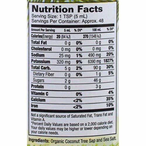 Dynamic Health Laboratories, Organic Coconut Aminos, Seasoning Sauce, 8 Fl Oz (237 Ml) Efficacy: Promote Healthy & Growth