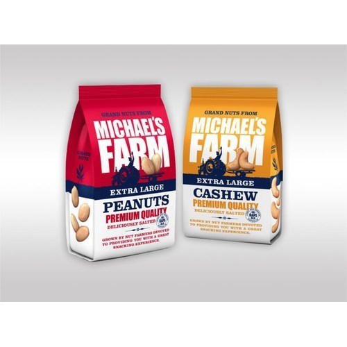 Gusset Pouches - Pvc Material Custom Sizes Soft Finish | Expandable Design D-cut For Easy Access Foil & Non-foil Options