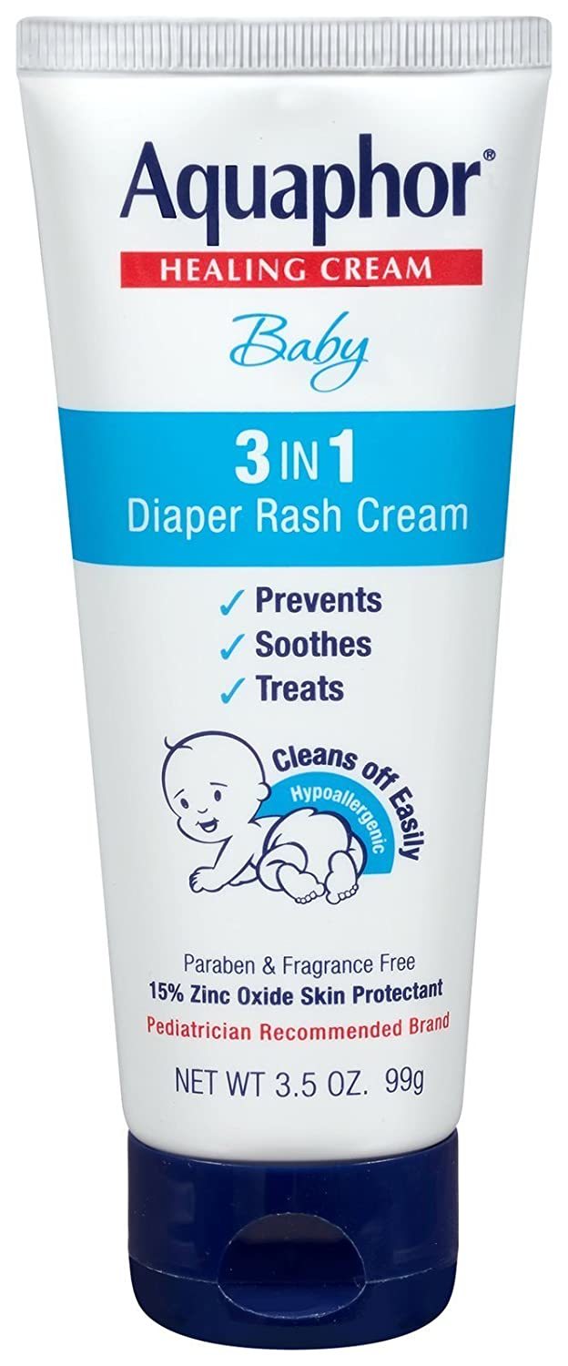 Aquaphor Baby Diaper Rash Cream, Ounce General Medicines at