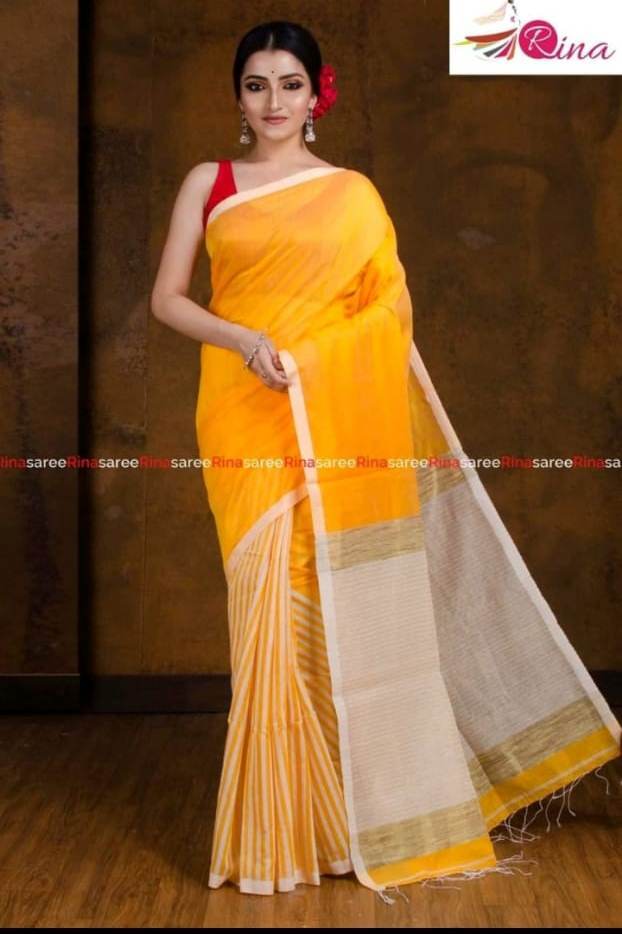 Maroon. Baha Handloom Saree