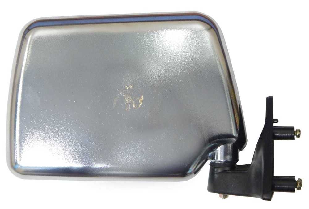 Side View Mirror - Chrome Finish, 4 Wheeler Compatibility, Warranty Included