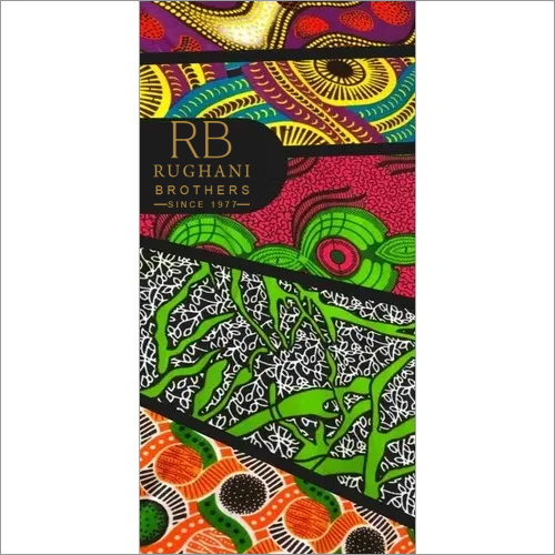 Real Wax Print - 6 Yard/12 Yard Length, 1193.8 Mm Width | Fast Colors, 100-200 G Weight, Printed Pattern