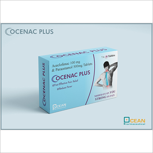 Aceclofenac 100Mg And Paracetamol 500Mg Tablets - Drug Type: General Medicines