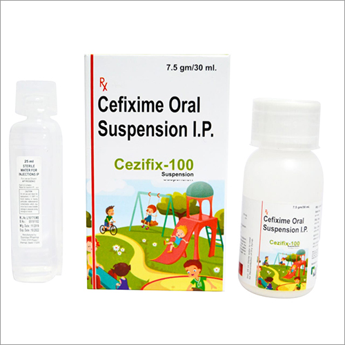 Cefixime Oral Suspension IP - 7.5gm/30ml Bottle | Liquid Form, Treats Bacterial Infections, Safe for All
