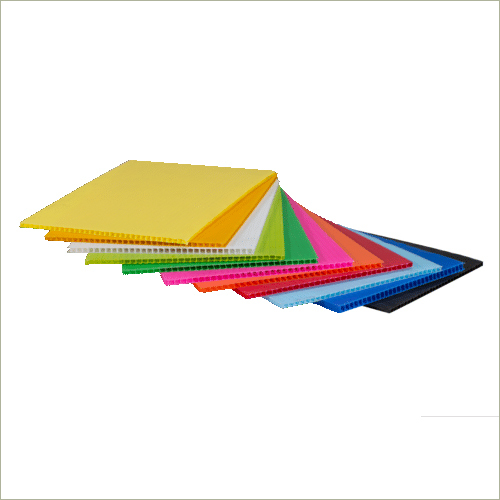 Pp Corrugated Sheet - 4x6 Ft, 2-8 Mm Thickness | Fire-retardant, Custom Colors Available