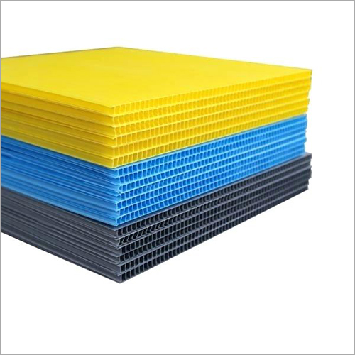 Pp Corrugated Sheet - 4x6 Ft, 2-8 Mm Thickness | Fire-retardant, Custom Colors Available