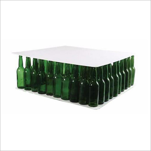 Plastic Corrugated Layer Pad - Polypropylene (PP) Material, Rigid Hardness, White Color | Ideal for Beverage Industry Palletization Solutions
