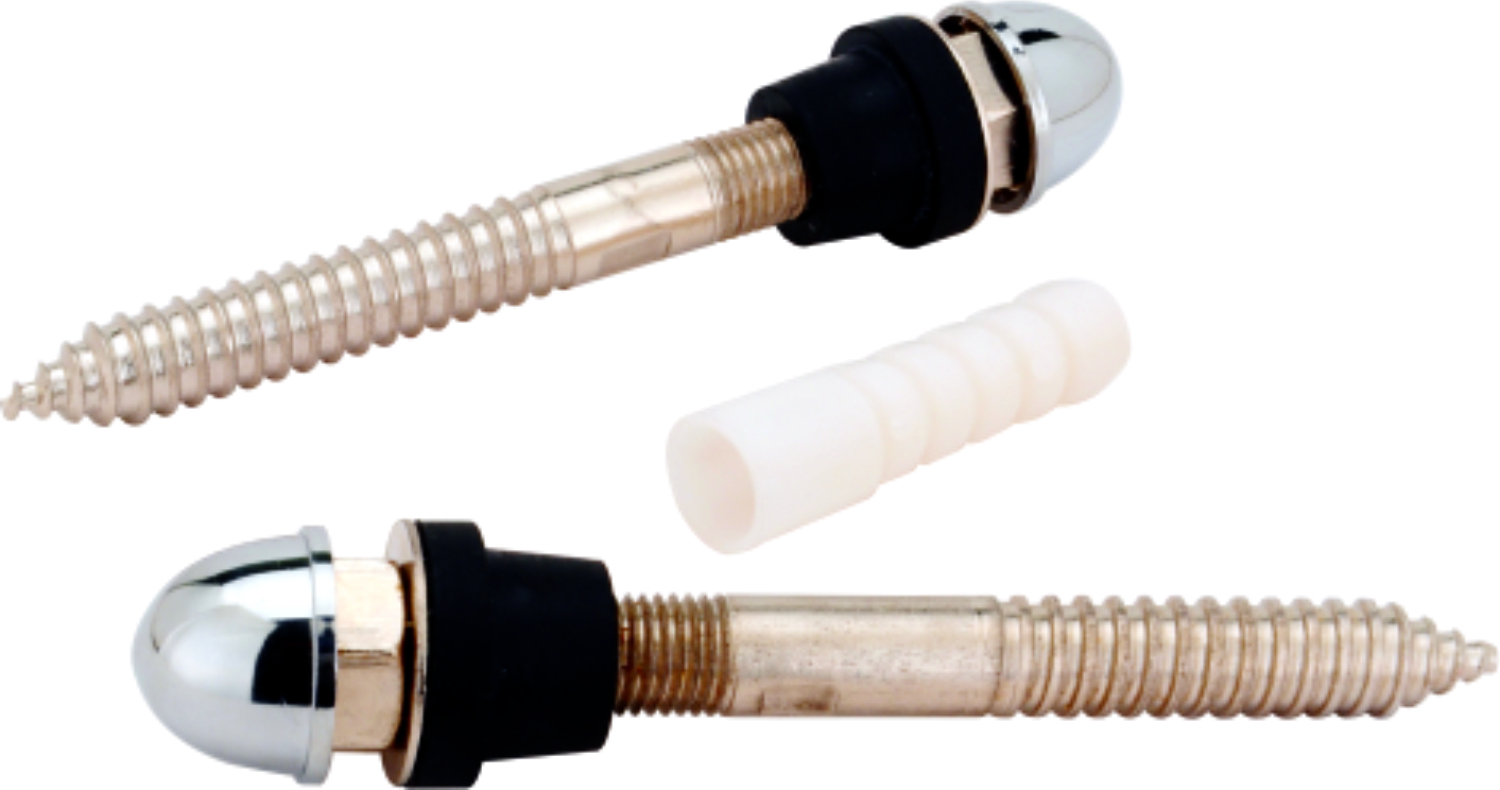 Rack Bolt - Stainless Steel, Standard Size, Silver Color - Durable, Rust-resistant, Polished Finish, Wall-mounted Installation, 6-month Warranty