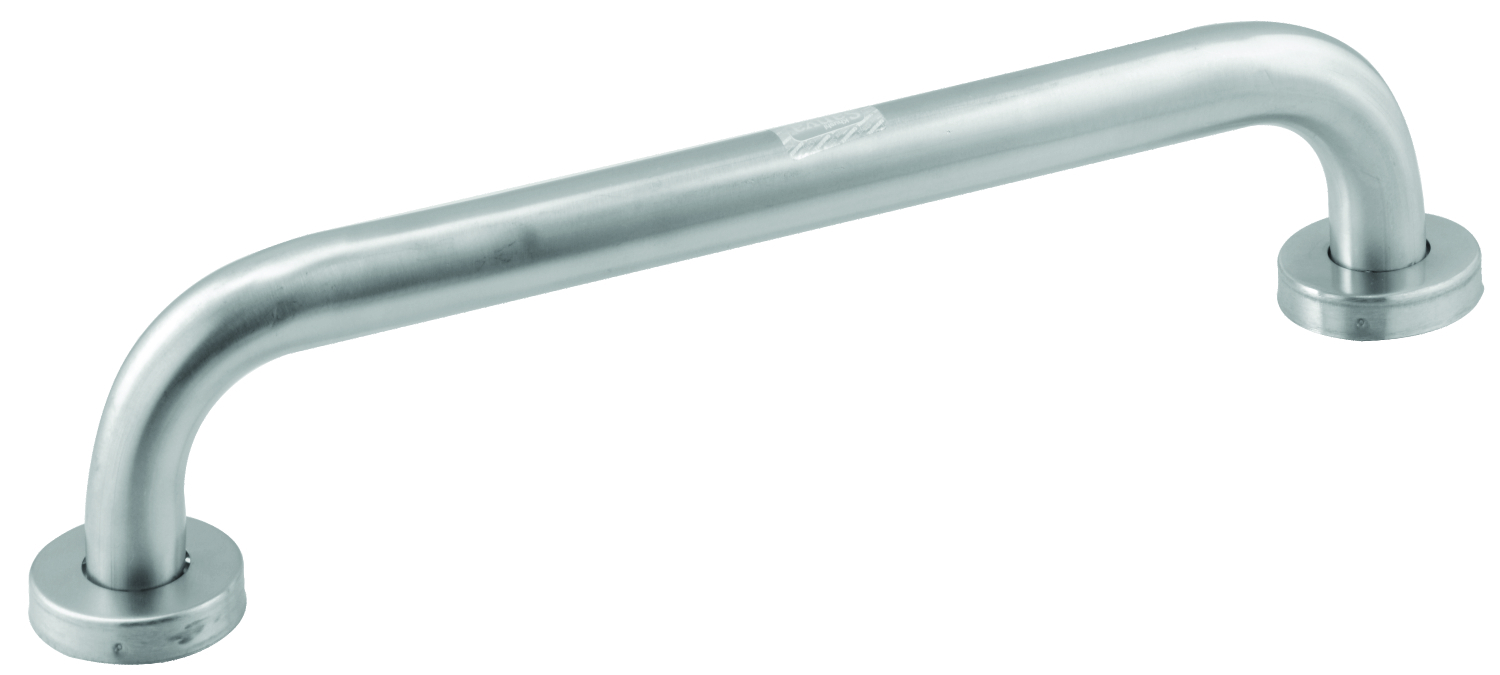 Bathroom Handle - Stainless Steel, 350mm Length X 25mm Diameter, Silver Color | Ergonomic Design, Wall-mounted, Polished Finish