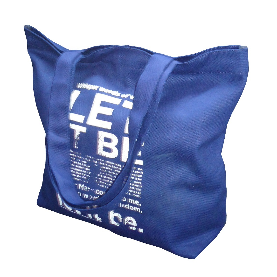 Dyed Canvas Tote Bag - 12 Oz, 35x46.5x20 Cm, Customized Design With Hanging Zip Pocket, Eco-friendly, Reusable
