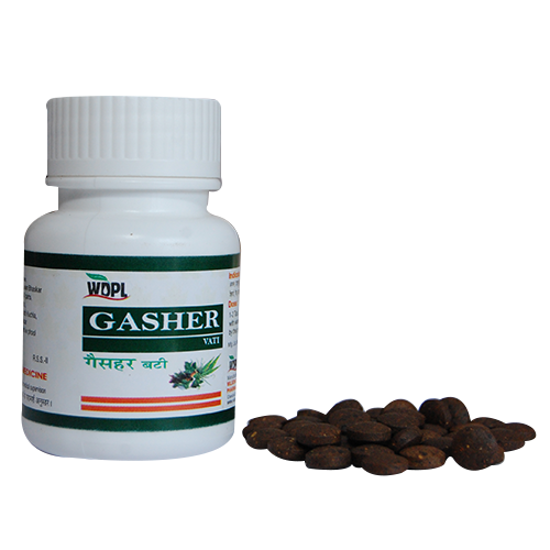 Gasher Vati - Herbal Digestive Tablets for All Ages | Supports Healthy Digestion, Reduces Gas Formation, Promotes Appetite, Alleviates Gastric Disorders, Improves Liver Function
