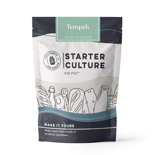 Cultures For Health Real Tempeh Starter Culture Traditional 4 Packets Efficacy: Promote Healthy & Growth