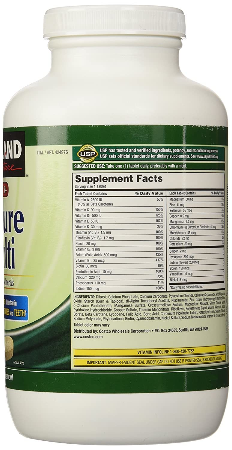 Kirkland Signature Daily Multi Vitamins & Minerals 500 Tablets